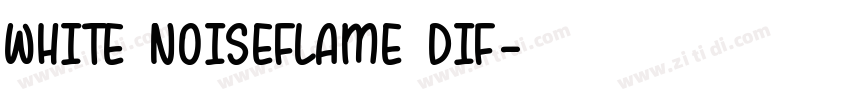 WHITE NOISEFLAME DIF字体转换